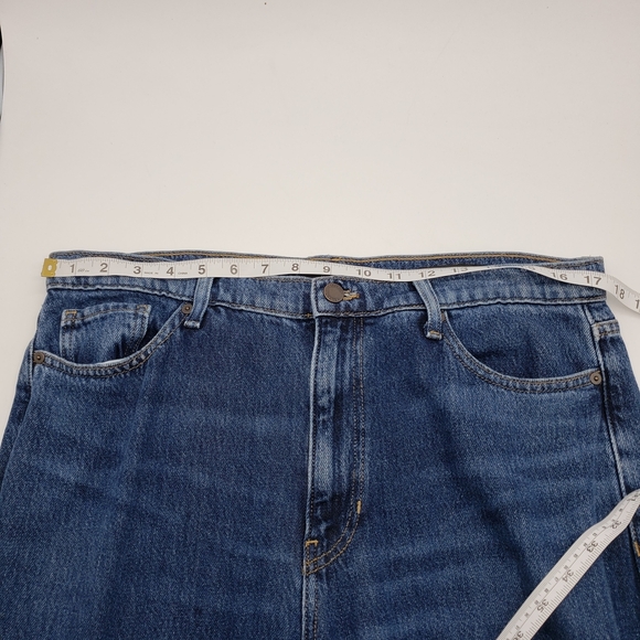 Banana Republic Women US 31 Short High Rise Barrel Fit Denim Blue Jeans med wash - Picture 7 of 11